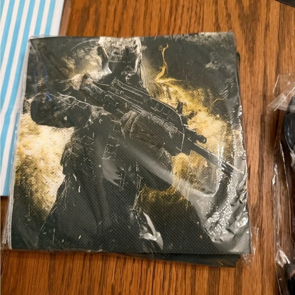 Call of Duty 104 Piece Military Themed Happy Birthday Decorations